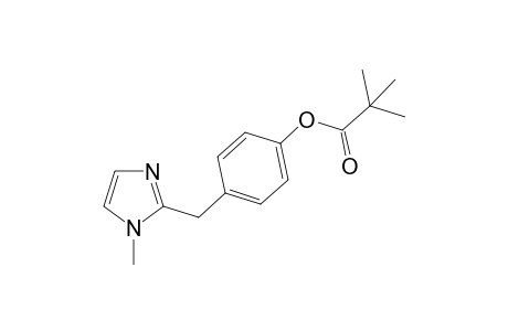 4-((1-methyl-1H-imidazol-2-yl)methyl)phenyl pivalate