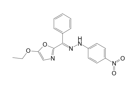 (5'-Ethoxy-1',3'-oxazol-2'-yl) Phenyl Ketone - N-(p-nitrophenyl)-hydrazone