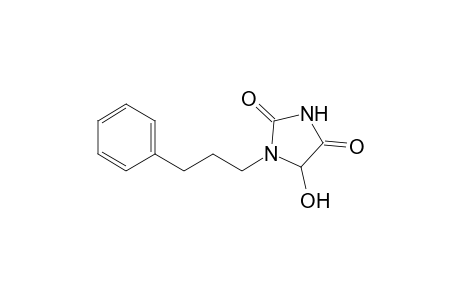 1-(3-Phenylpropyl)-5-hydroxyimidazolidine-2,4-dione
