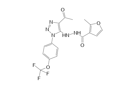 3-Furancarboxylic acid, 2-methyl-, N'-[4-acetyl-1-[4-(trifluoromethoxy)phenyl]-1H-1,2,3-triazol-5-yl]hydrazide