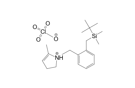 2-Methyl-1-[o-[(tert-butyldimethylsilyl)methyl]benzyl]-1-pyrrolinium perchlorate