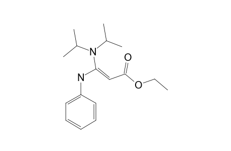ETHYL-3-DIISOPROPYLAMINO-3-PHENYLAMINOPROPENOATE