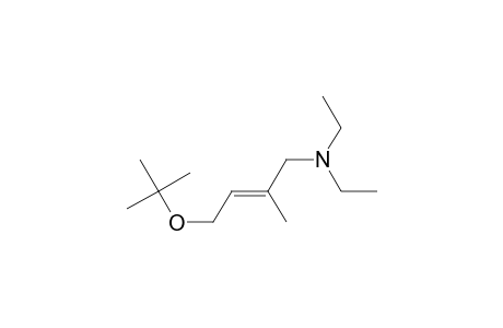 (E)-4-(tert-Butoxy)-N,N-diethyl-2-methylbut-2-enylamine