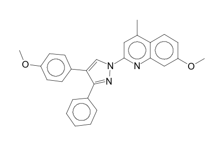 7-Methoxy-2-[4-(4-methoxyphenyl)-3-phenylpyrazol-1-yl]-4-methylquinoline