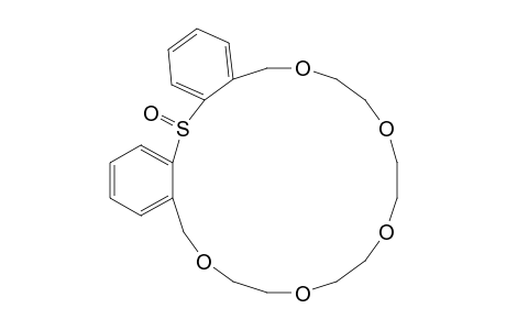 5H,19H-Dibenzo[o,r][1,4,7,10,13,17]pentaoxathiacycloeicosin, 7,8,10,11,13,14,16,17-octahydro-, 24-oxide