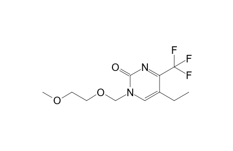 5-Ethyl-1-(2-methoxyethoxymethyl)-4-(trifluoromethyl)-2-pyrimidinone