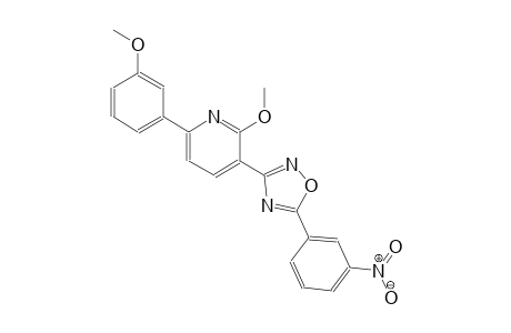 2-methoxy-6-(3-methoxyphenyl)-3-[5-(3-nitrophenyl)-1,2,4-oxadiazol-3-yl]pyridine