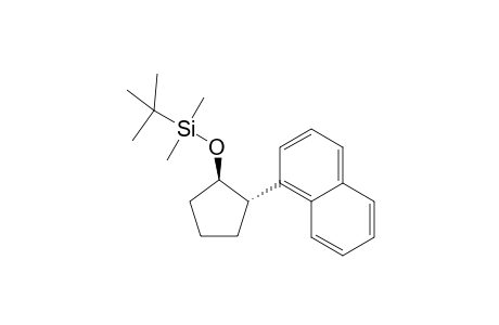 tert-Butyldimethyl((trans-2-(naphthalen-1-yl)cyclopentyl)oxy)silane