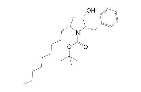 (2S,3S,5R)-N-[(tert-butoxycarbonyl)]-2-benzyl-3-hydroxy-5-nonyl-pyrrolidine