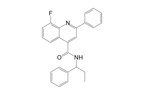 N-(1'-Phenylpropyl)-8-fluoro-2-phenylquinoline-4-carboxamide