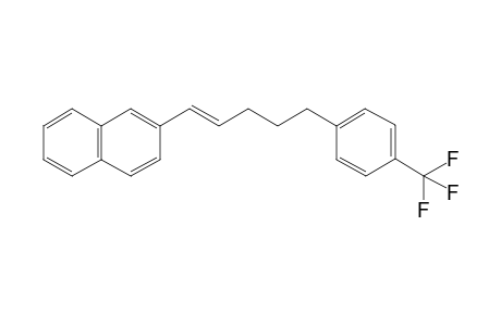 (E)-2-(5-(4-(Trifluoromethyl)phenyl)pent-1-en-1-yl)naphthalene