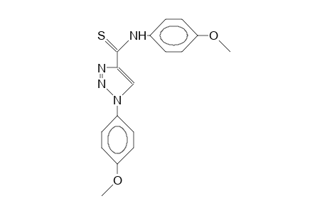 N,1-Bis(4-methoxy-phenyl)-1,2,3-triazole-4-thiocarboxamide