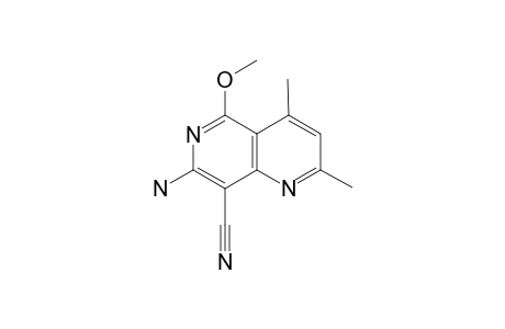 7-AMINO-8-CYANO-2,4-DIMETHYL-5-METHOXY-1,6-NAPHTHYRIDINE