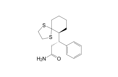 1,4-Dithiaspiro[4.5]decane-6-propanamide, .beta.-phenyl-, [S-(R*,S*)]-