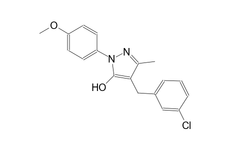 1H-pyrazol-5-ol, 4-[(3-chlorophenyl)methyl]-1-(4-methoxyphenyl)-3-methyl-