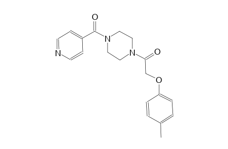 piperazine, 1-[(4-methylphenoxy)acetyl]-4-(4-pyridinylcarbonyl)-
