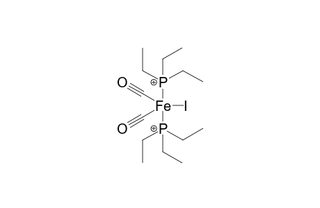 Dicarbonybis[(tris(ethyl)phospho]iodideiron complex