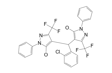 4,4'-[(2-CHLOROPHENYL)-METHYLENE]-BIS-[1-PHENYL-3-(TRIFLUROMETHYL)-1H-PYRAZOL-5-OL]
