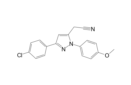 [5-(4-Chloro-phenyl)-2-(4-methoxy-phenyl)-2H-pyrazol-3-yl]-acetonitrile