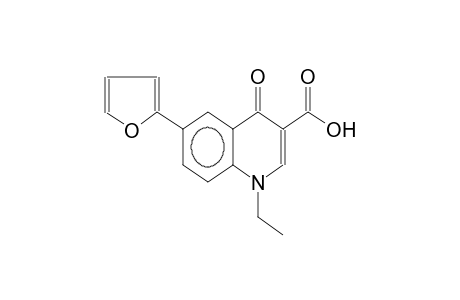 1-ethyl-6-(2-furyl)-1,4-dihydro-4-quinolone-3-carboxylic acid