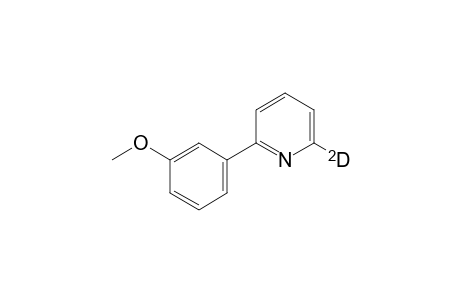 2-(3-Methoxyphenyl)-6-deuteriopyridine