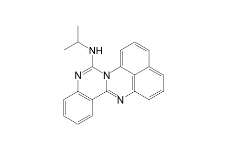 6-[Isopropylamino]quinazolino[3,4-a]perimidine