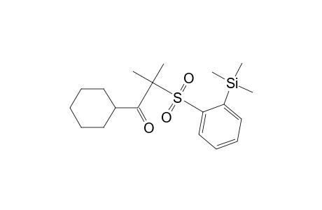 1-Propanone, 1-cyclohexyl-2-methyl-2-[[2-(trimethylsilyl)phenyl]sulfonyl]-