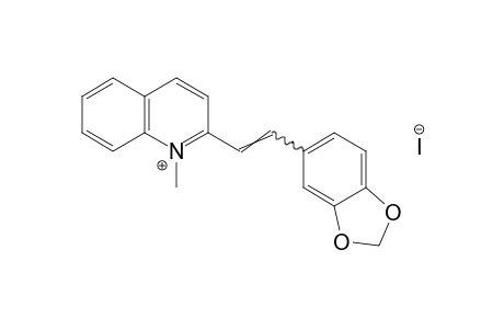 1-methyl-2-[3,4-(methylenedioxy)styryl]quinolium iodide