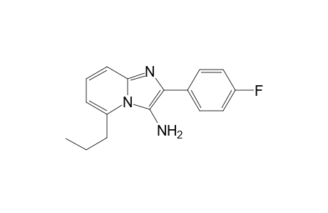 2-(4-Fluorophenyl)-5-propylimidazo[1,2-a]pyridin-3-amine