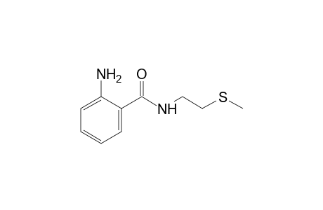 o-amino-N-[2-(methylthio)ethyl]benzamide