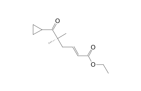 ETHYL-(E)-6-CYCLOPROPYL-5,5-DIMETHYL-6-OXO-HEX-2-ENOATE