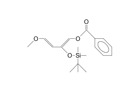 (Z,E)-1-Benzoyloxy-2-(T-butyl-dimethyl-siloxy)-4-methoxy-1,3-butadiene