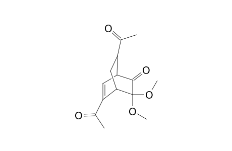 3,3-Dimethoxy-5,7-diethanoylbicyclo[2.2.2]oct-5-en-2-one