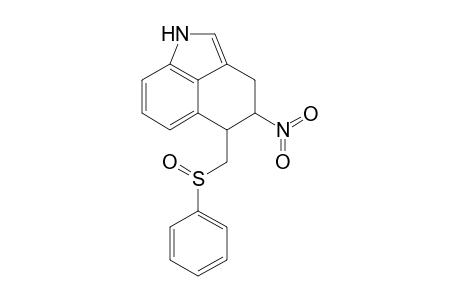 4-Nitro-5-(phenylsulfinyl)methyl-1H-1,3,4,5-tetrahydrobenz[cd]indole