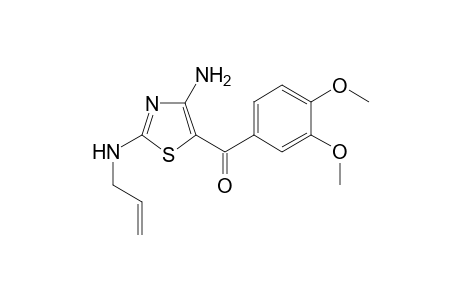 Methanone, [4-amino-2-(2-propenylamino)-5-thiazolyl](3,4-dimethoxyphenyl)-