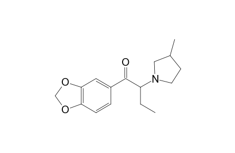 1-(benzo[d][1,3]dioxol-5-yl)-2-(3-methylpyrrolidin-1-yl)butan-1-one