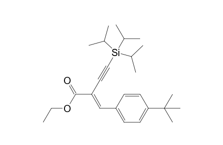 (E)-Ethyl 2-[4-(tert-butyl)benzylidene]-4-(triisopropylsilyl)but-3-ynoate