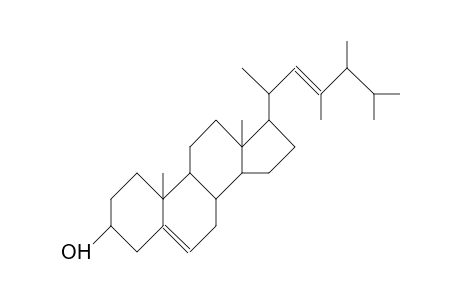 (22E,24S)-23,24-Dimethyl-cholesta-5,22-dien-3b-ol