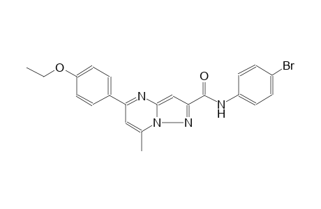 N-(4-bromophenyl)-5-(4-ethoxyphenyl)-7-methylpyrazolo[1,5-a]pyrimidine-2-carboxamide