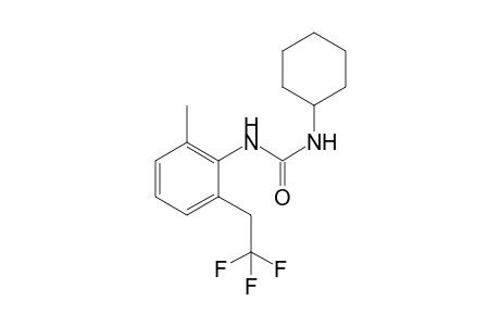 1-Cyclohexyl-3-(6-methyl-2-(2,2,2-trifluoroethyl)phenyl)urea