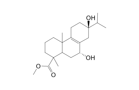 7.alpha.,13.beta. - dihydroxy - 8(14) - abieten - oic acid, methyl ester