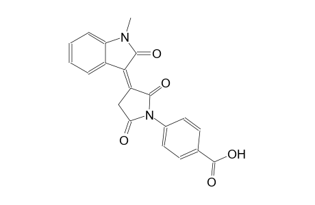 benzoic acid, 4-[(3Z)-3-(1,2-dihydro-1-methyl-2-oxo-3H-indol-3-ylidene)-2,5-dioxopyrrolidinyl]-