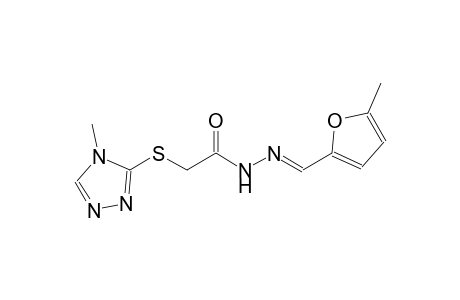 N'-[(E)-(5-methyl-2-furyl)methylidene]-2-[(4-methyl-4H-1,2,4-triazol-3-yl)sulfanyl]acetohydrazide