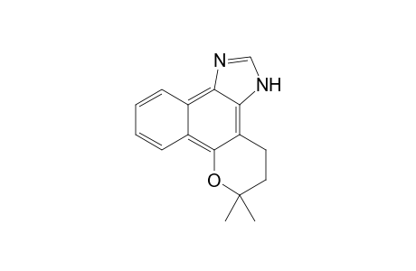 6,6-Dimethyl-3,4,5,6-tetrahydrobenzo[7,8]chromeno[5,6-d]imidazole