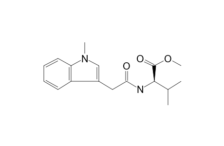 (2R)-2-[(1H-Indol-3-ylacetyl)amino]-3-methylbutanoic acid, N-methyl-, methyl ester