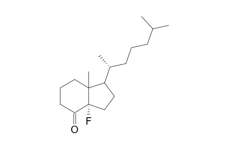 14.alpha.-Fluoro-8-oxo-des-A,B-cholestane