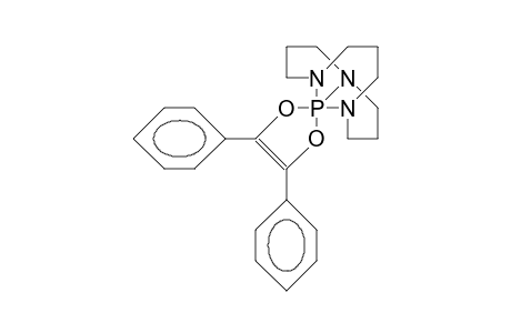13,13-Diphenylethylenedioxy-1,5,9-triaza-13-phospha-tricyclo(7.3.1.0/5,13/)tridecane