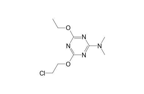 4-(2-Chloroethoxy)-6-ethoxy-N,N-dimethyl-1,3,5-triazin-2-amine