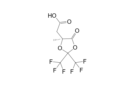 (5S)-2,2-Bis(trifluoromethyl)-5-methyl-4-oxo-1,3-dioxolan-5-ylacetic acid