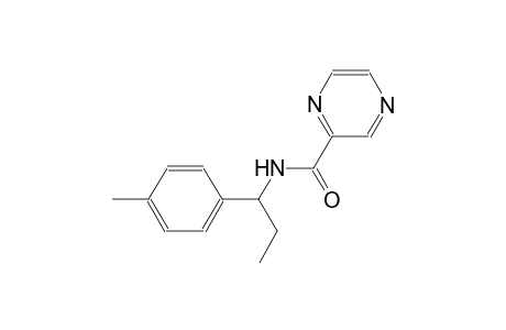 N-[1-(4-methylphenyl)propyl]-2-pyrazinecarboxamide